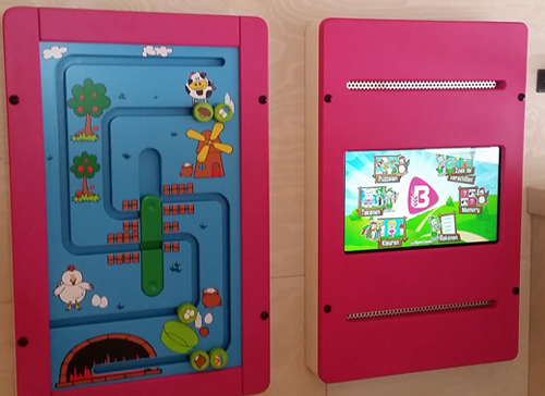 wand speeltoestellen voor kinderen in uw huisstijl kleuren